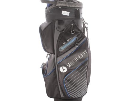 Motocaddy Lite Series Cart Bag - Grey Black Blue on Sale