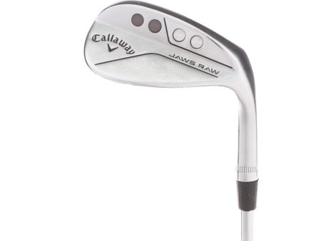 Callaway MD5 Jaws Raw Steel Mens Right Hand Sand Wedge 54* 10 Bounce S Grind Wedge - Dynamic Gold Spinner 115 Online Sale