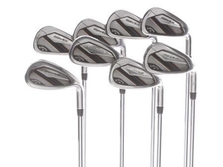 Callaway Mavrik Steel Mens Right Hand Irons 4-GW Stiff - True Temper Elevate 95 Cheap