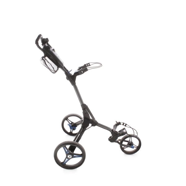 Motocaddy Cube 3 3-Wheel Push Trolley - Black Blue For Discount