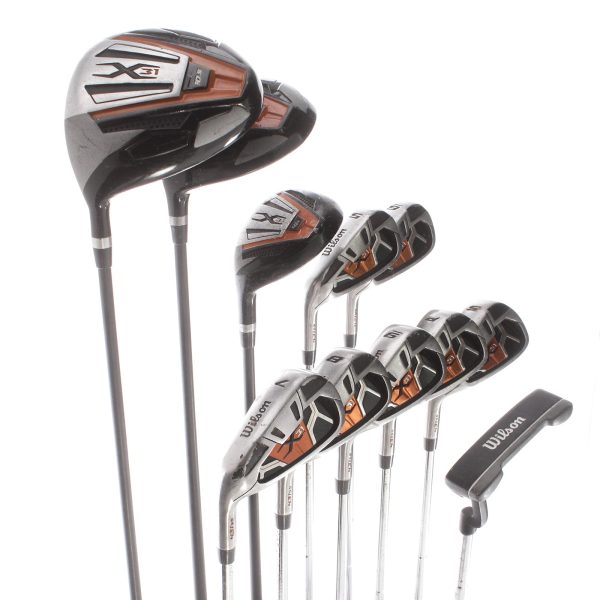 Wilson X-31 Steel Graphite Mens Left Hand Package Set Regular - Wilson Sale