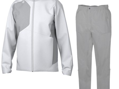 Galvin Green Ames Alan Waterproof Suit - Cool Grey-Sharkskin + Cool Grey Online Sale